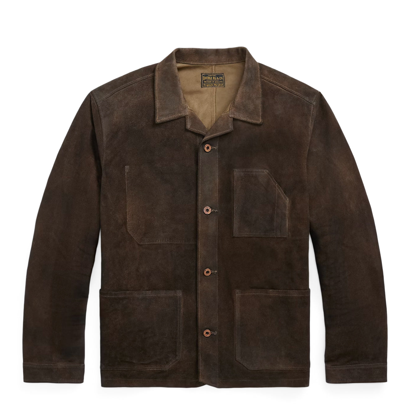 RRL By Ralph Lauren Roughout Suede Jacket Vintage Brown