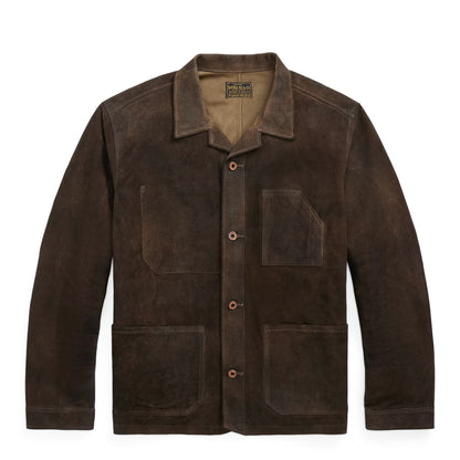 RRL By Ralph Lauren Roughout Suede Jacket Vintage Brown