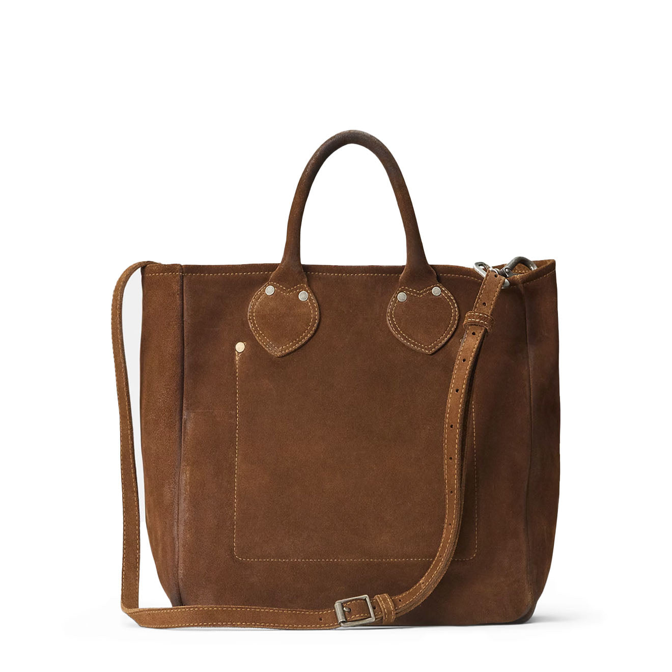 RRL By Ralph Lauren Roughout Suede Tote Brown - The Sporting Lodge