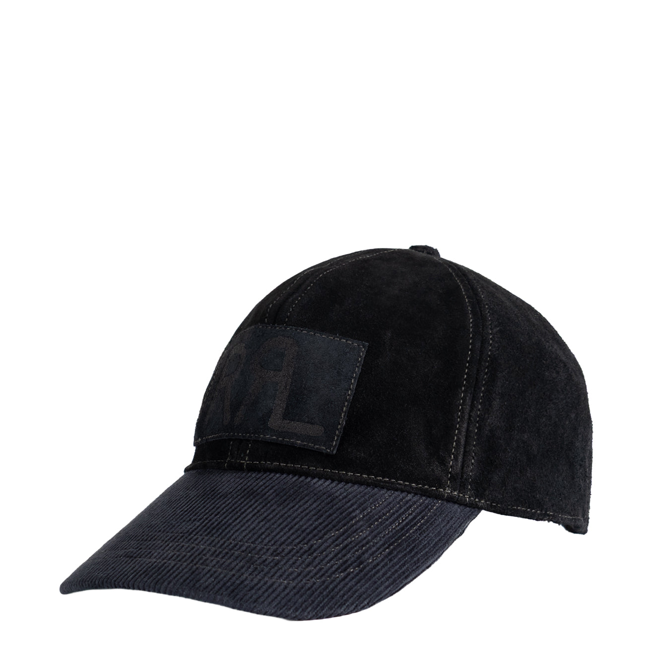RRL By Ralph Lauren Roughout Suede Trucker Cap Black - The Sporting Lodge