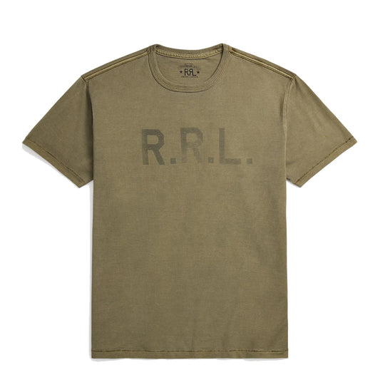 RRL By Ralph Lauren S/S Graphic T Shirt New Olive - The Sporting Lodge