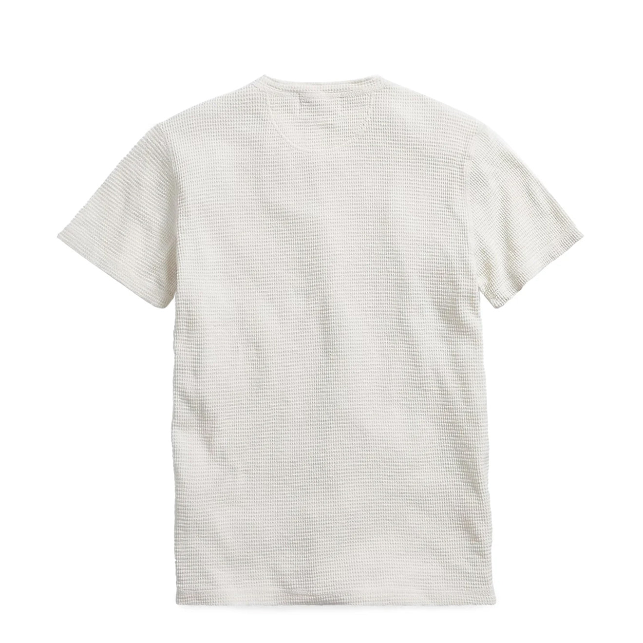 RRL By Ralph Lauren S/S Henley Short Sleeve Knit Paper White - The Sporting Lodge