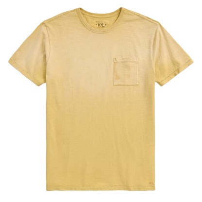 RRL By Ralph Lauren S/S Pocket Tee Short Sleeve T-Shirt Wicket Yellow