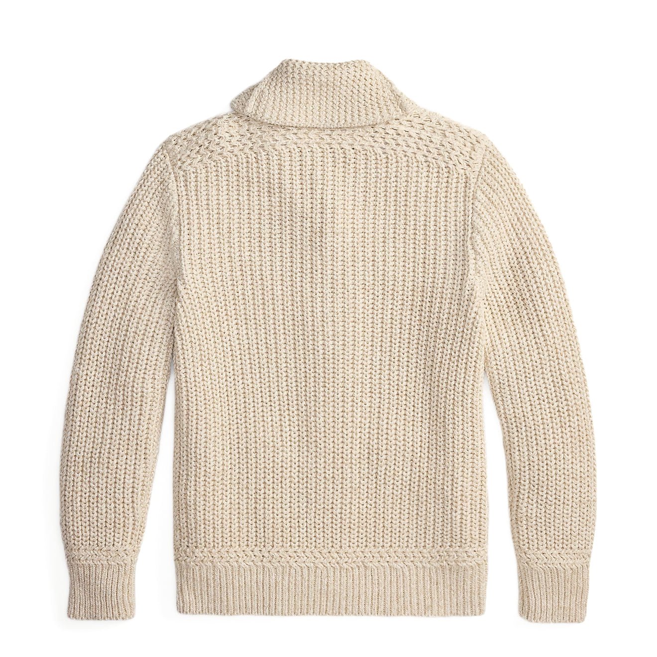 RRL By Ralph Lauren Shawl Card Long Sleeve Cardigan Cream