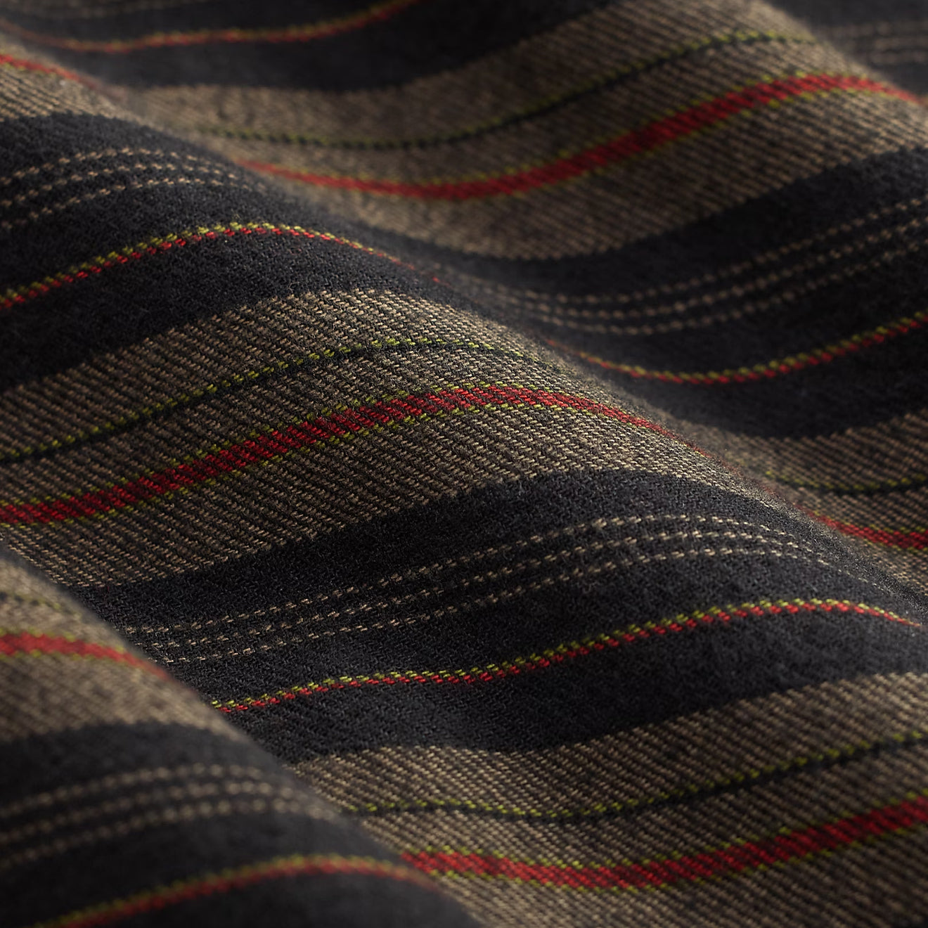 RRL By Ralph Lauren Slim Fit Plaid Twill Western Shirt Dark Navy Multi - The Sporting Lodge