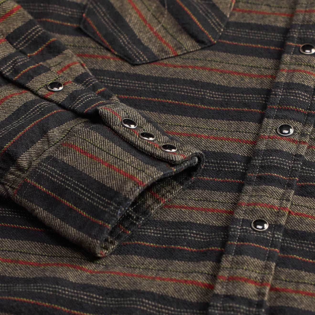 RRL By Ralph Lauren Slim Fit Plaid Twill Western Shirt Dark Navy Multi - The Sporting Lodge