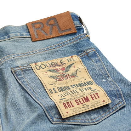 RRL By Ralph Lauren Slim Selvedge Jean Claremont Wash - The Sporting Lodge