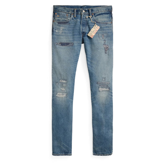 RRL By Ralph Lauren Slim Selvedge Jean Claremont Wash - The Sporting Lodge