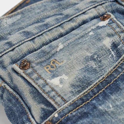 RRL By Ralph Lauren Straight Fit Distressed Jean Fenimore Wash - The Sporting Lodge