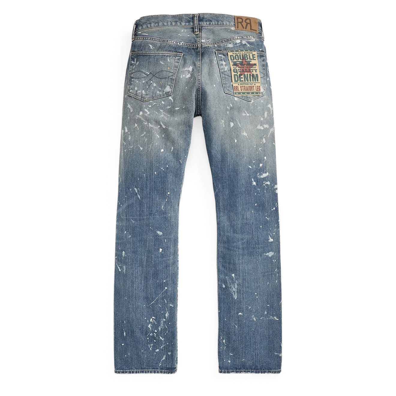 RRL By Ralph Lauren Straight Fit Distressed Jean Fenimore Wash