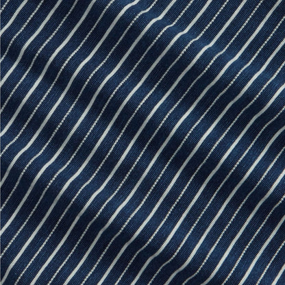 RRL By Ralph Lauren Striped Jacquard T-Shirt Indigo Multi - The Sporting Lodge