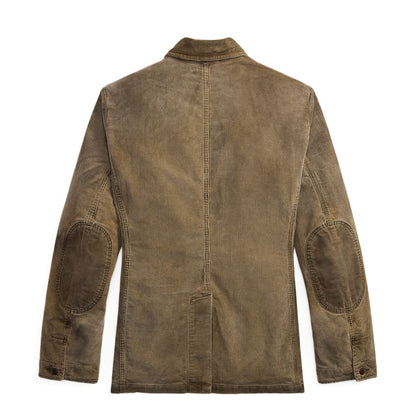 RRL By Ralph Lauren Unconstructed Corduroy Sport Coat Distressed Brown