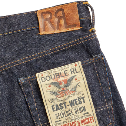 RRL By Ralph Lauren Vintage 5 Pocket East/West Selvedge Jean East / West Rinse