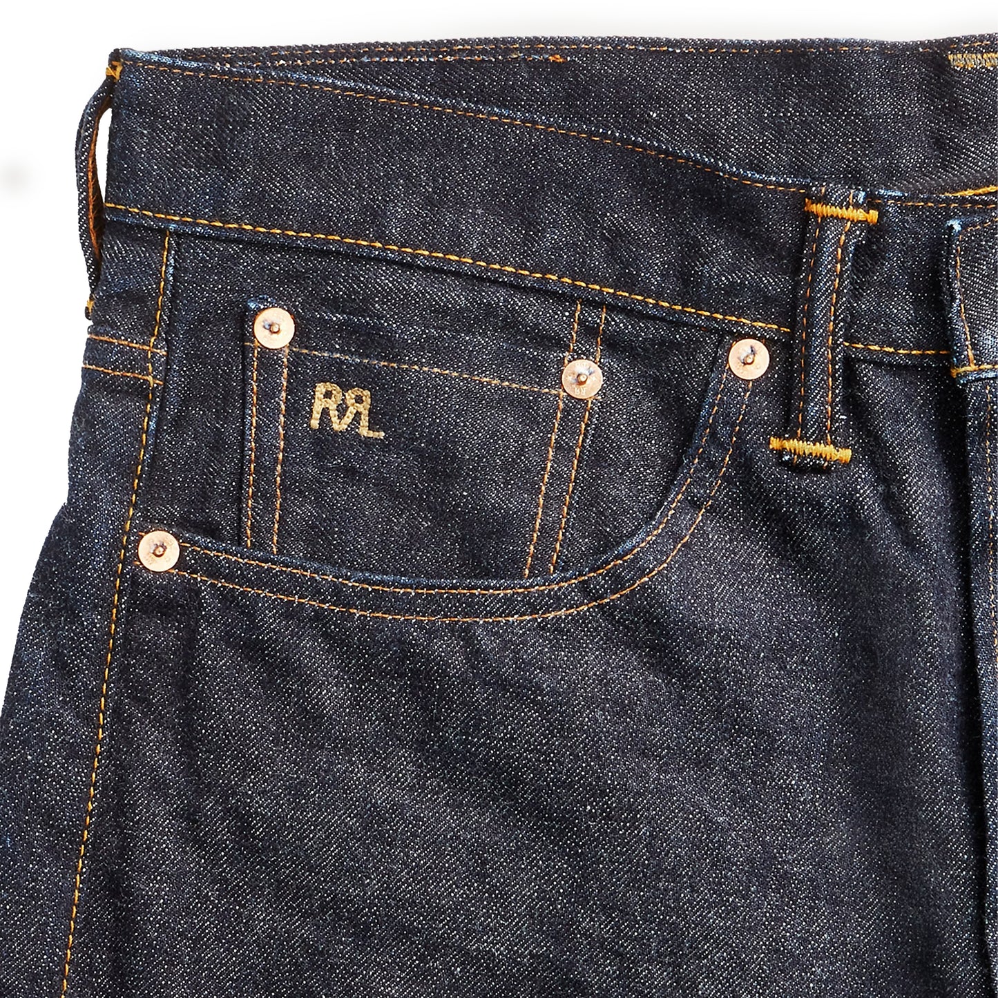 RRL By Ralph Lauren Vintage 5 Pocket East/West Selvedge Jean East / West Rinse