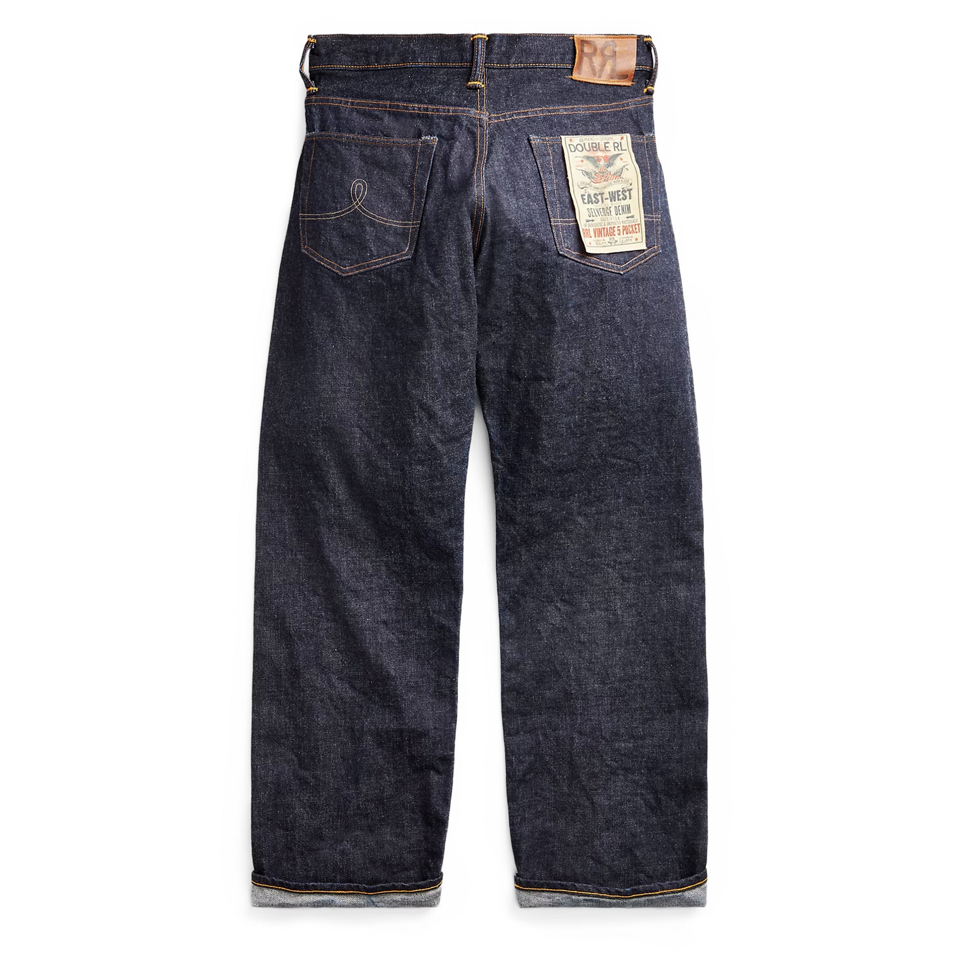 RRL By Ralph Lauren Vintage Pocket East/West Selvedge Jean East West Rinse