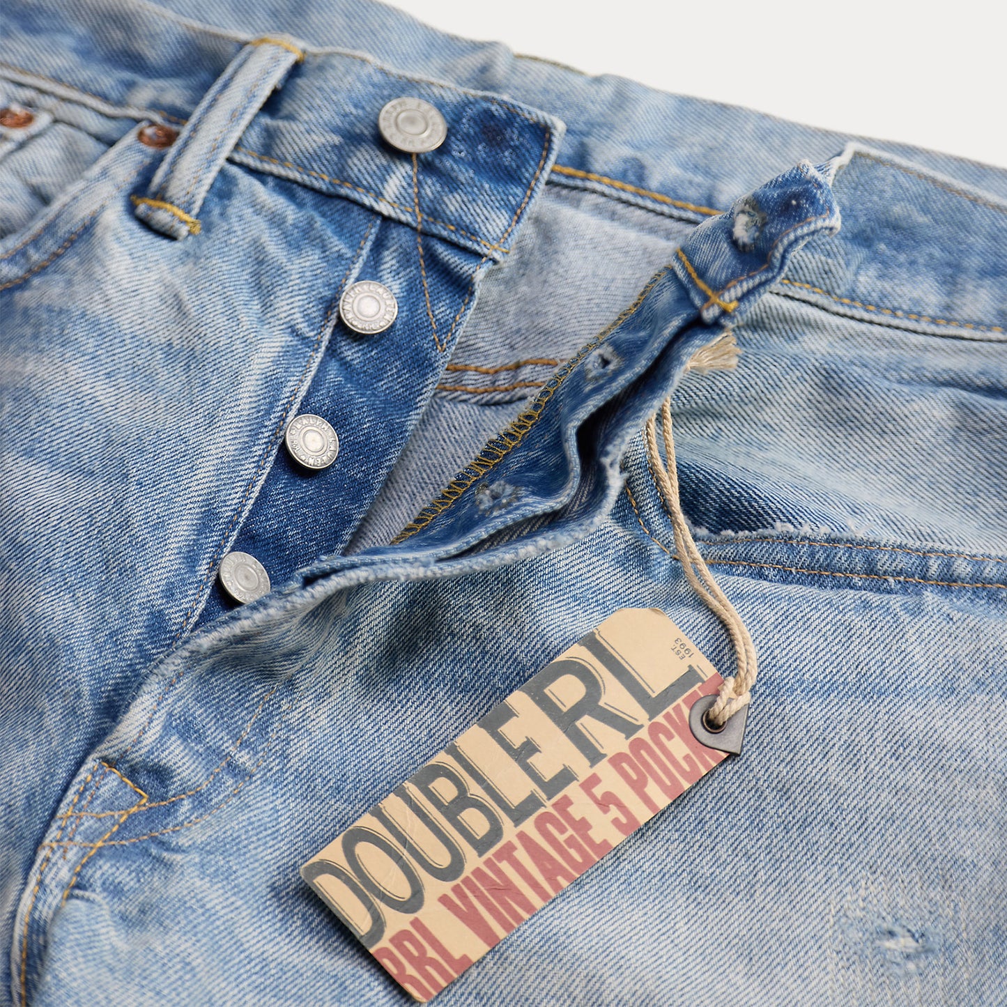 RRL By Ralph Lauren Vintage Straight Jean Bridgeview Wash