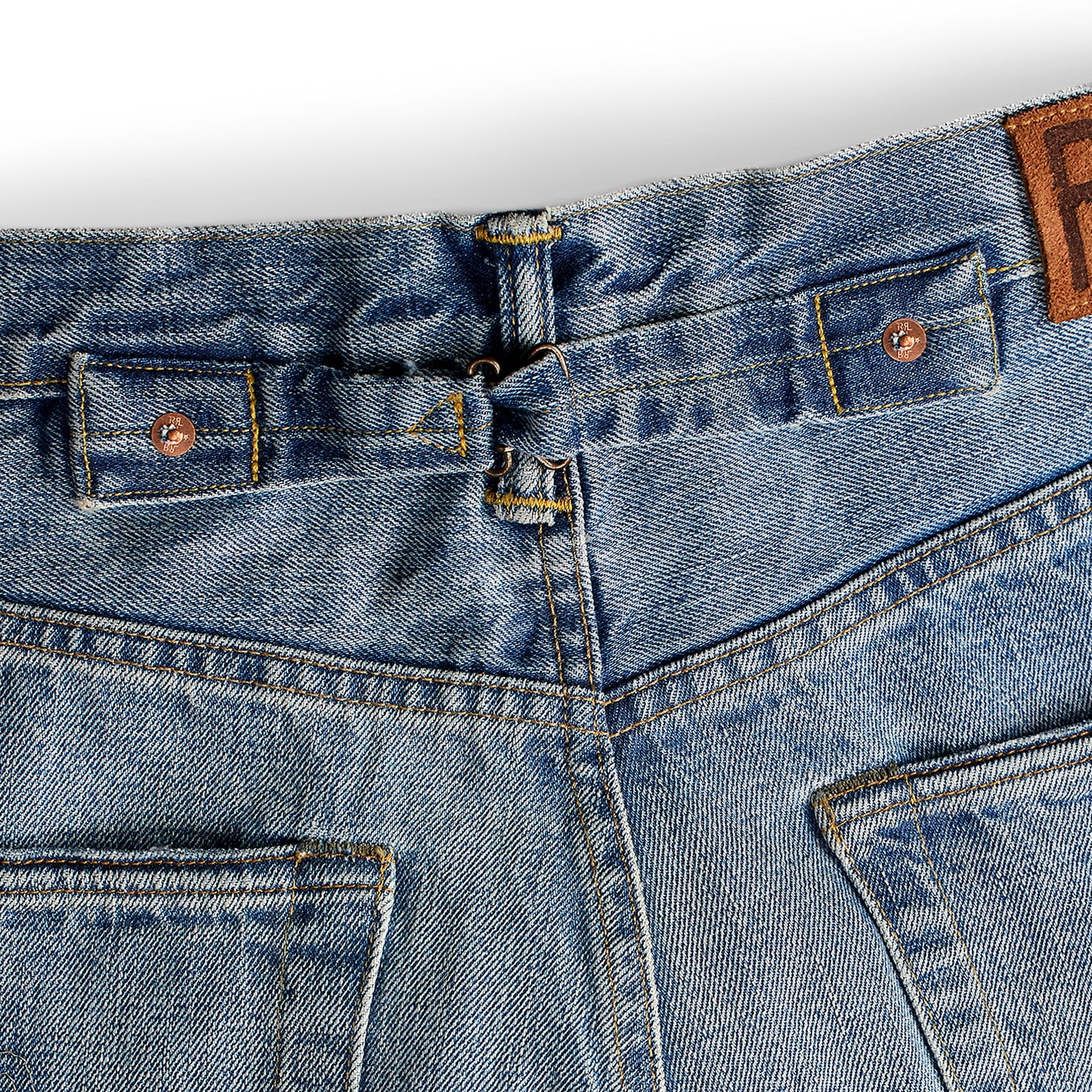 RRL By Ralph Lauren Vintage Wide Fit Cluney Jean Cluney Wash
