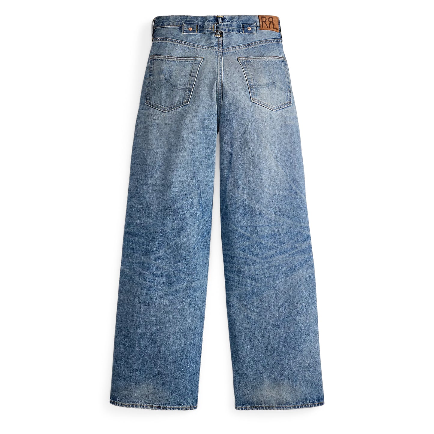 RRL By Ralph Lauren Vintage Wide Fit Cluney Jean Cluney Wash