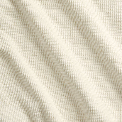 RRL By Ralph Lauren Waffle-Knit Crewneck Paper White