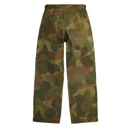 RRL By Ralph Lauren Womens Cook Pant Full Length Flat Front Distressed Olive