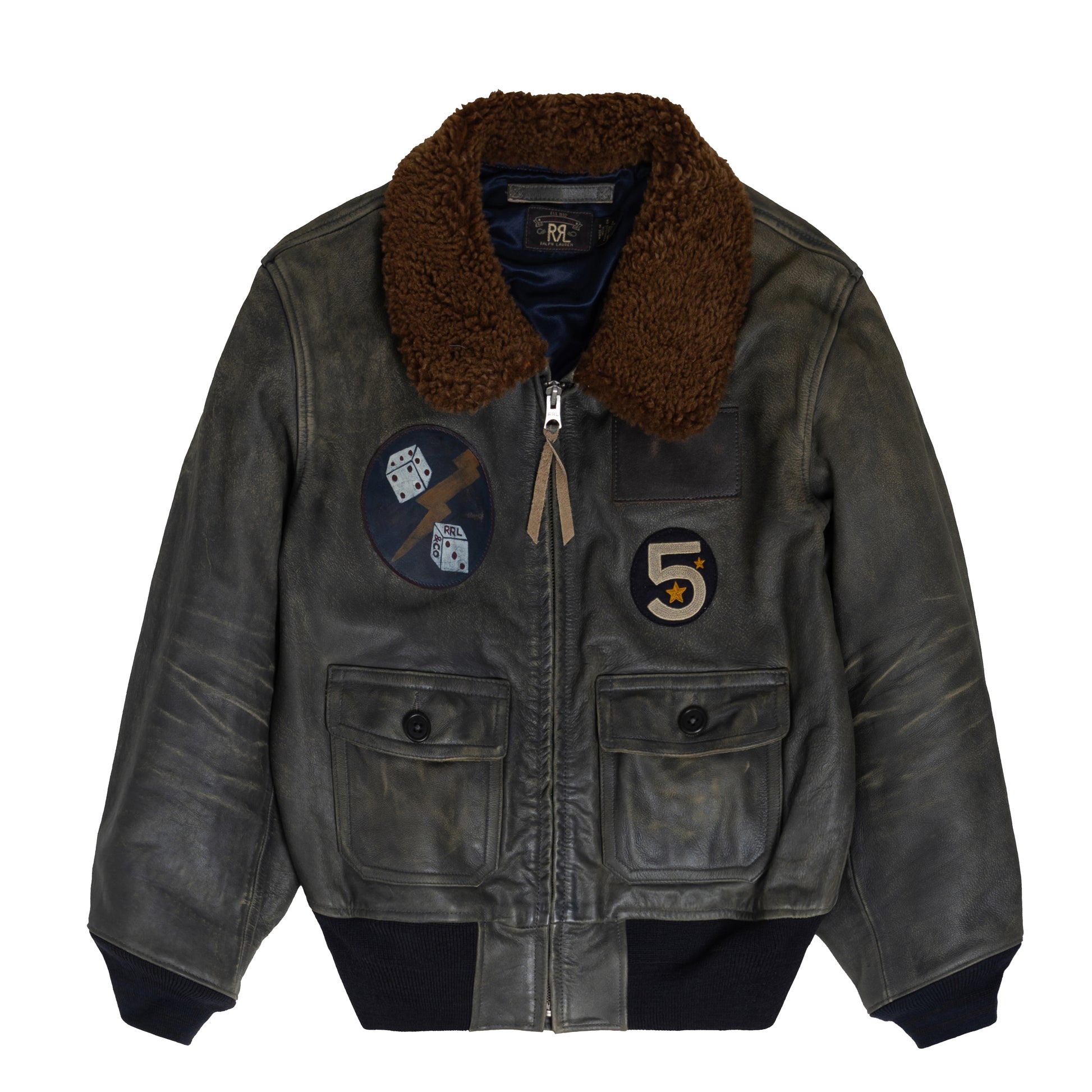 RRL By Ralph Lauren Womens Harper Jacket Lined Bomber Med Indigo - The Sporting Lodge