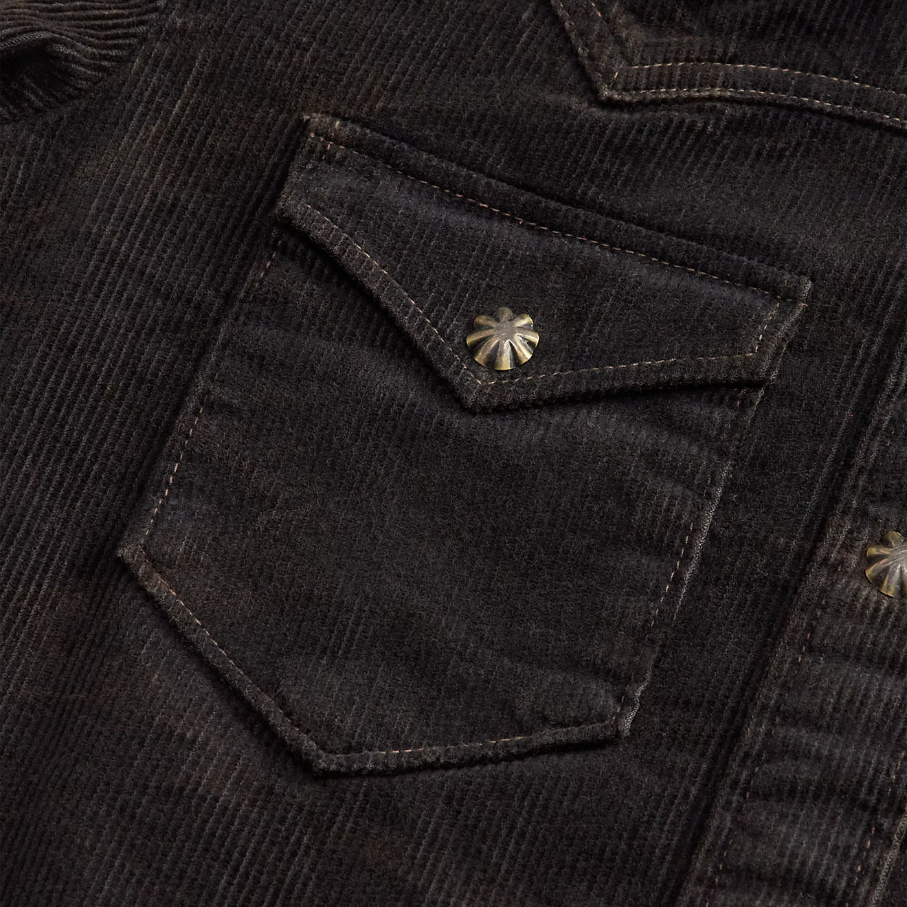 RRL By Ralph Lauren Womens Stiles Jacket Unlined Shirt Jacket Vintage Black - The Sporting Lodge