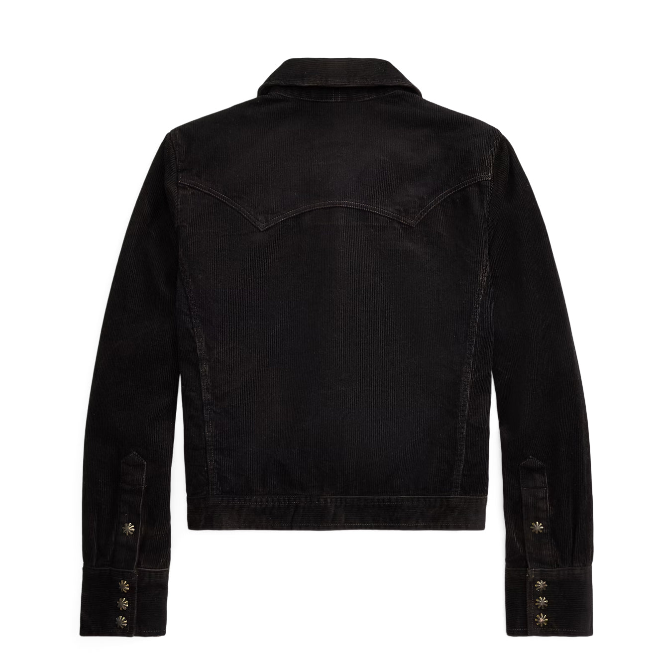 RRL By Ralph Lauren Womens Stiles Jacket Unlined Shirt Jacket Vintage Black - The Sporting Lodge