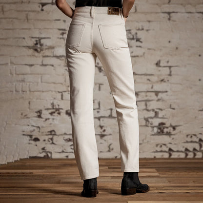 RRL By Ralph Lauren Womens Straight Leg Full Length Straight Seeded Natural - The Sporting Lodge
