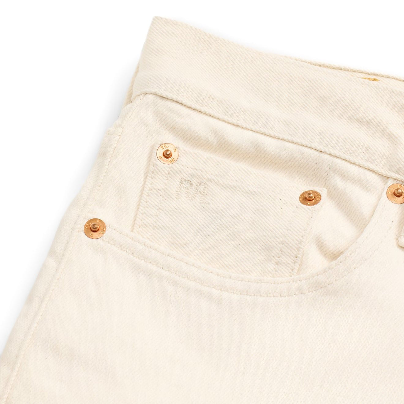 RRL By Ralph Lauren Womens Straight Leg Full Length Straight Seeded Natural - The Sporting Lodge