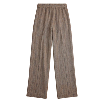 RRL By Ralph Lauren Womens Woven Wide Leg Pants Brown / Multi