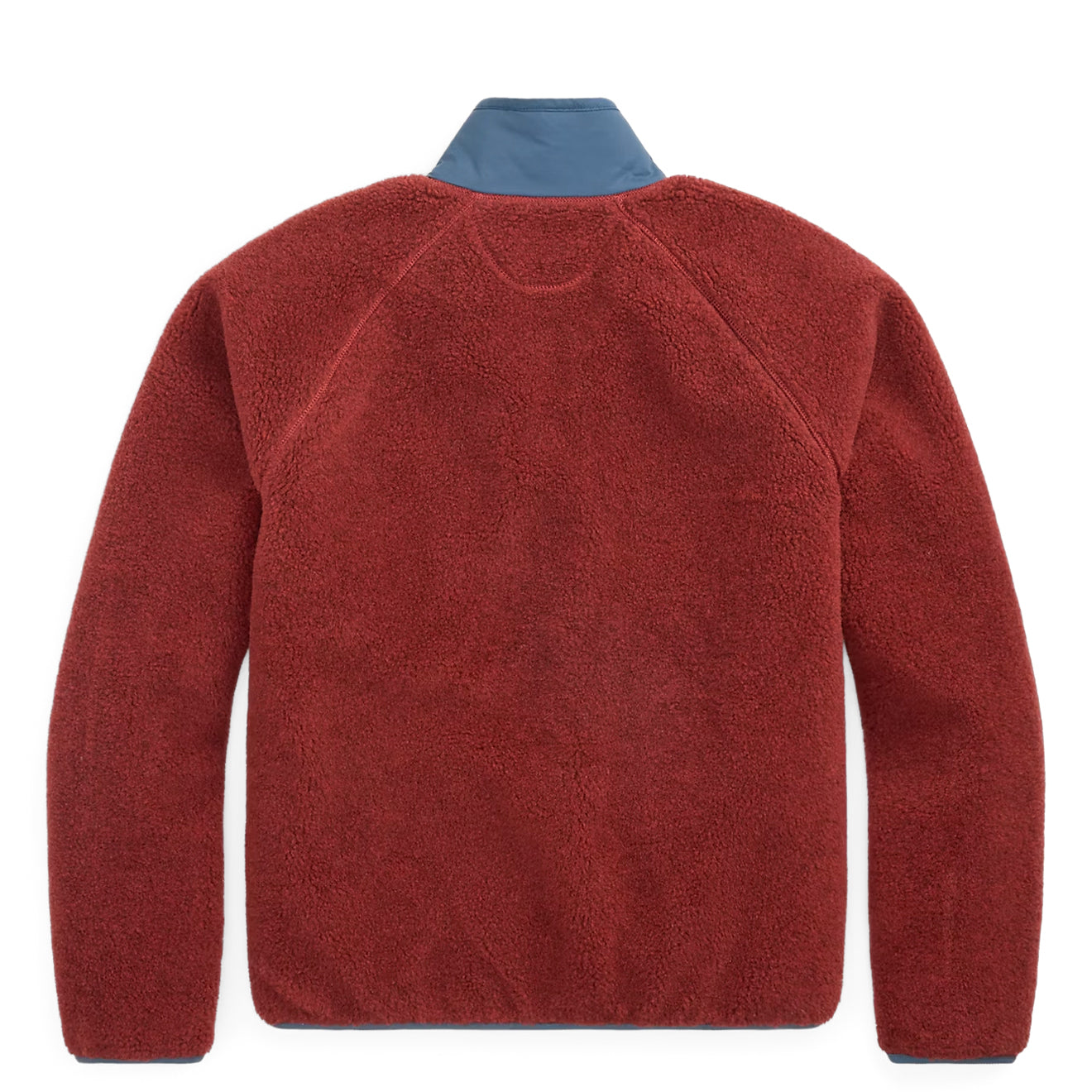 RRL By Ralph Lauren Wool Blend Pile Fleece Jacket Red Heather