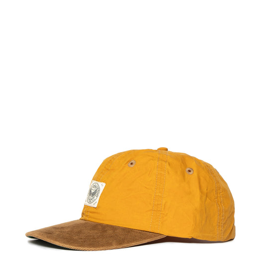 RRL by Ralph Lauren Corduroy-Bill Oilcloth Ball Cap Antique Gold - The Sporting Lodge