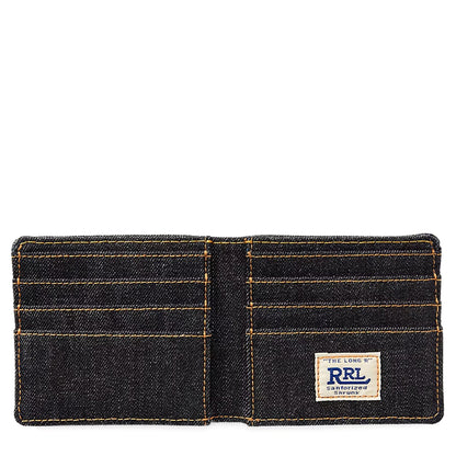 RRL by Ralph Lauren Denim Billfold Wallet Indigo