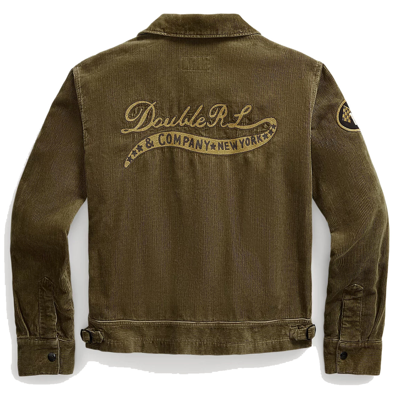 RRL by Ralph Lauren Embroidered Corduroy Jacket Olive | The  