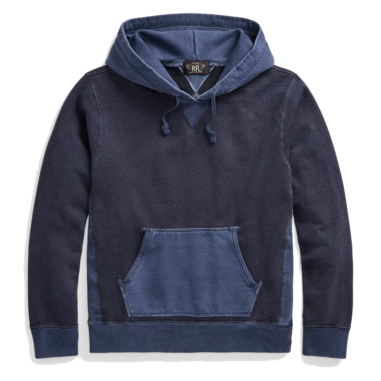 RRL by Ralph Lauren Garment-Dyed French Terry Hoodie Navy