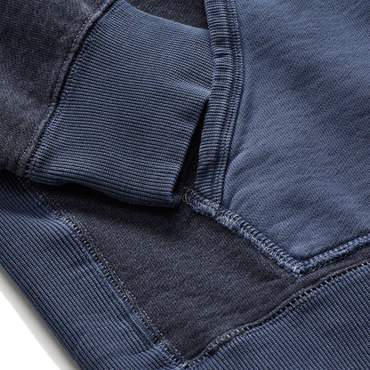 RRL by Ralph Lauren Garment-Dyed French Terry Hoodie Navy Multi - The Sporting Lodge
