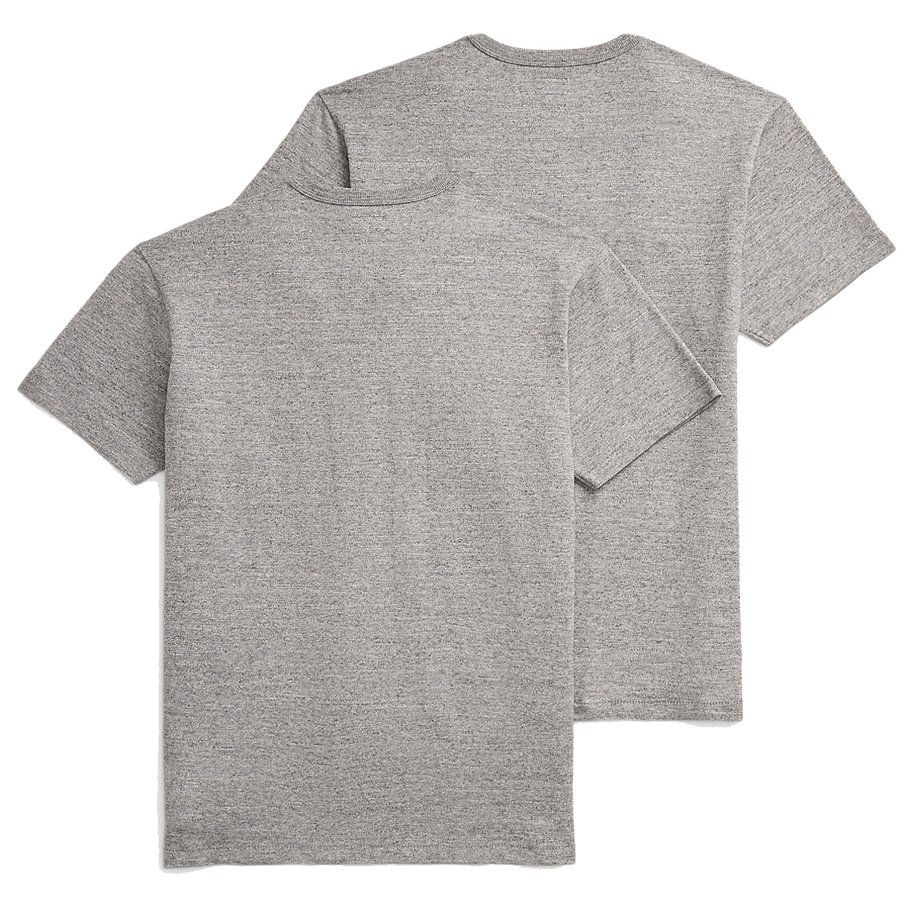 RRL by Ralph Lauren Garment-Dyed Pocket T-Shirt Two-Pack Grey Heather - The Sporting Lodge