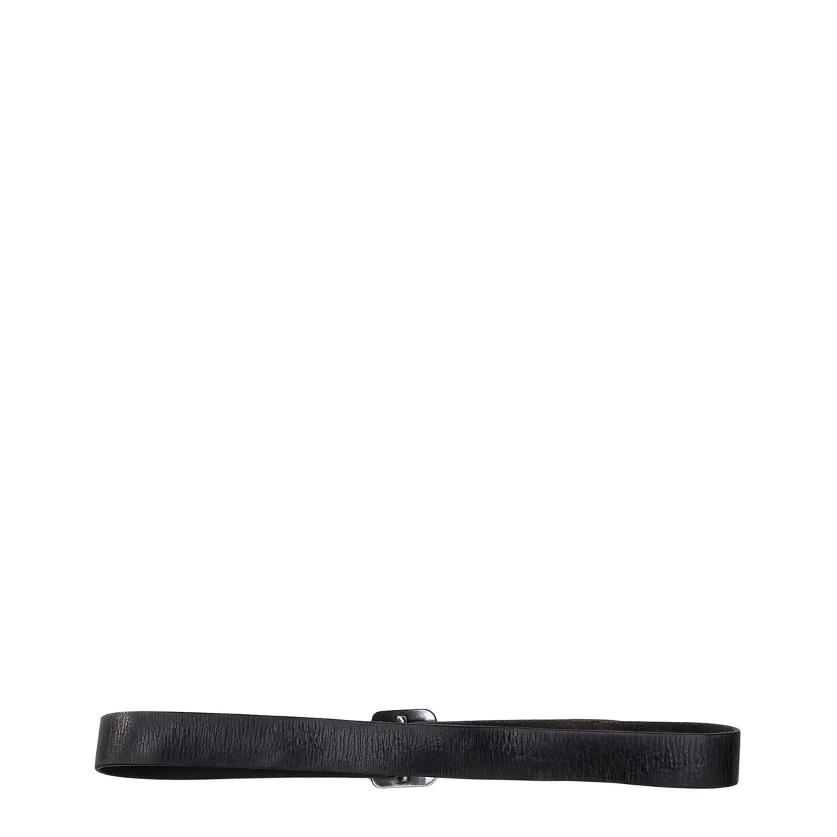 RRL by Ralph Lauren Hand-Burnished Leather Belt Vintage Black