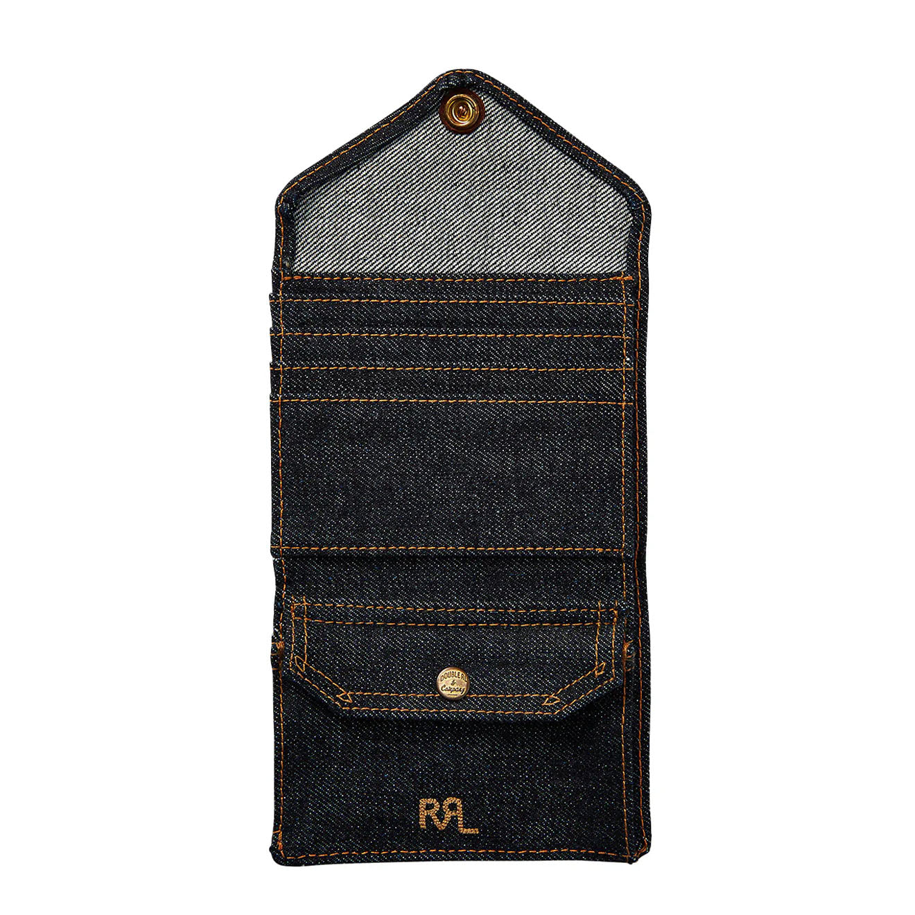 RRL by Ralph Lauren Indigo Denim Envelope Wallet - The Sporting Lodge