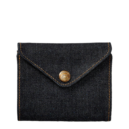 RRL by Ralph Lauren Indigo Denim Envelope Wallet - The Sporting Lodge