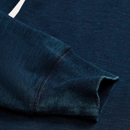 RRL by Ralph Lauren Indigo Jersey Long-Sleeve T-Shirt Indigo - The Sporting Lodge