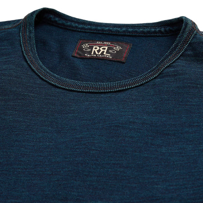 RRL by Ralph Lauren Indigo Jersey Long-Sleeve T-Shirt Indigo - The Sporting Lodge