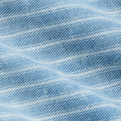 RRL by Ralph Lauren Indigo Striped Double-Faced Workshirt Indigo Stripe - The Sporting Lodge