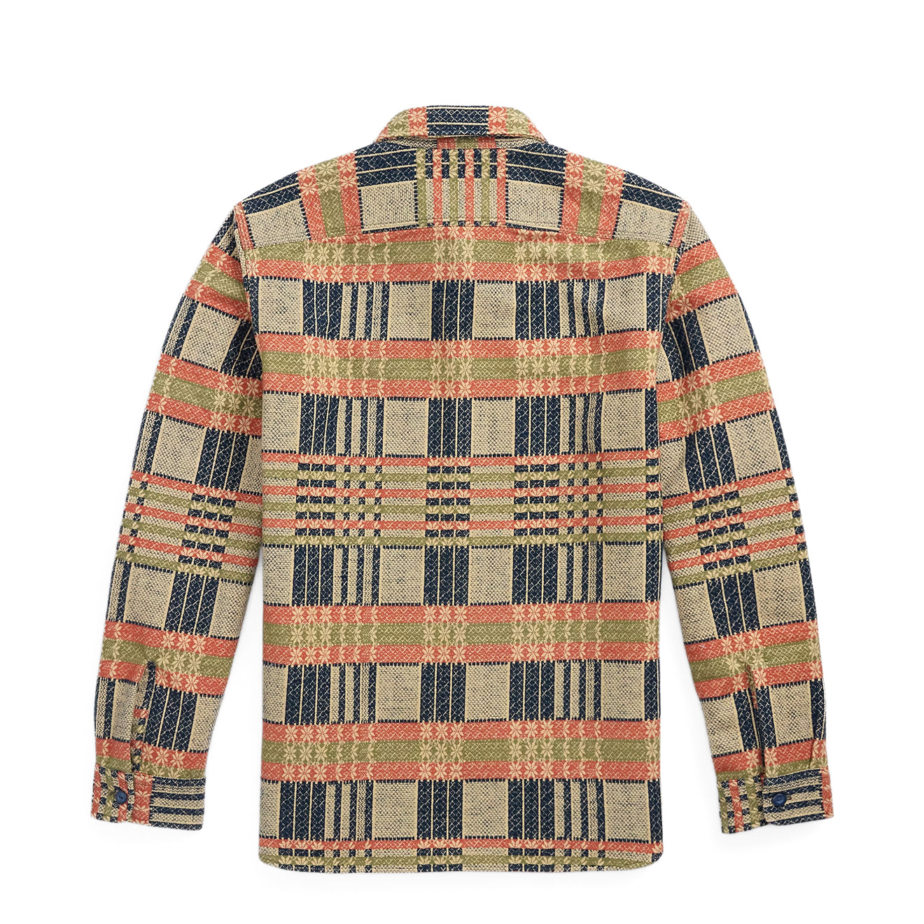 RRL by Ralph Lauren Jacquard Workshirt Navy Multi