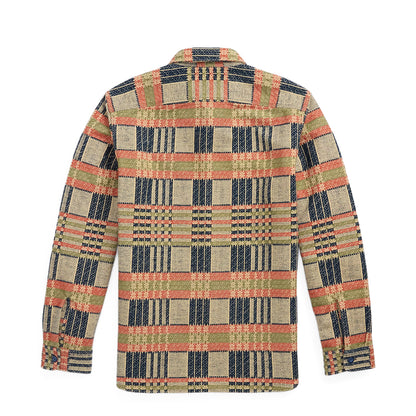 RRL by Ralph Lauren Jacquard Workshirt Navy Multi
