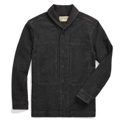 RRL by Ralph Lauren Jaspe Denim Shirt Jacket Black - The Sporting Lodge