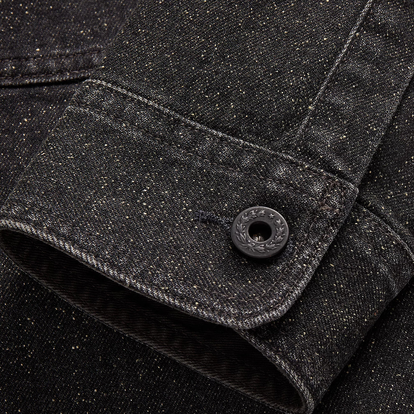 RRL by Ralph Lauren Jaspe Denim Shirt Jacket Black - The Sporting Lodge