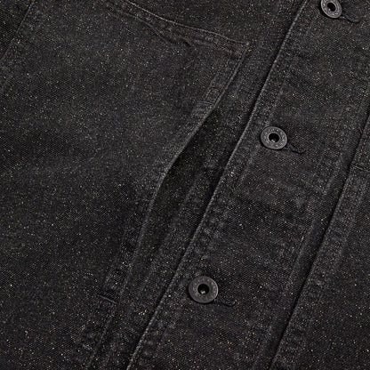 RRL by Ralph Lauren Jaspe Denim Shirt Jacket Black - The Sporting Lodge