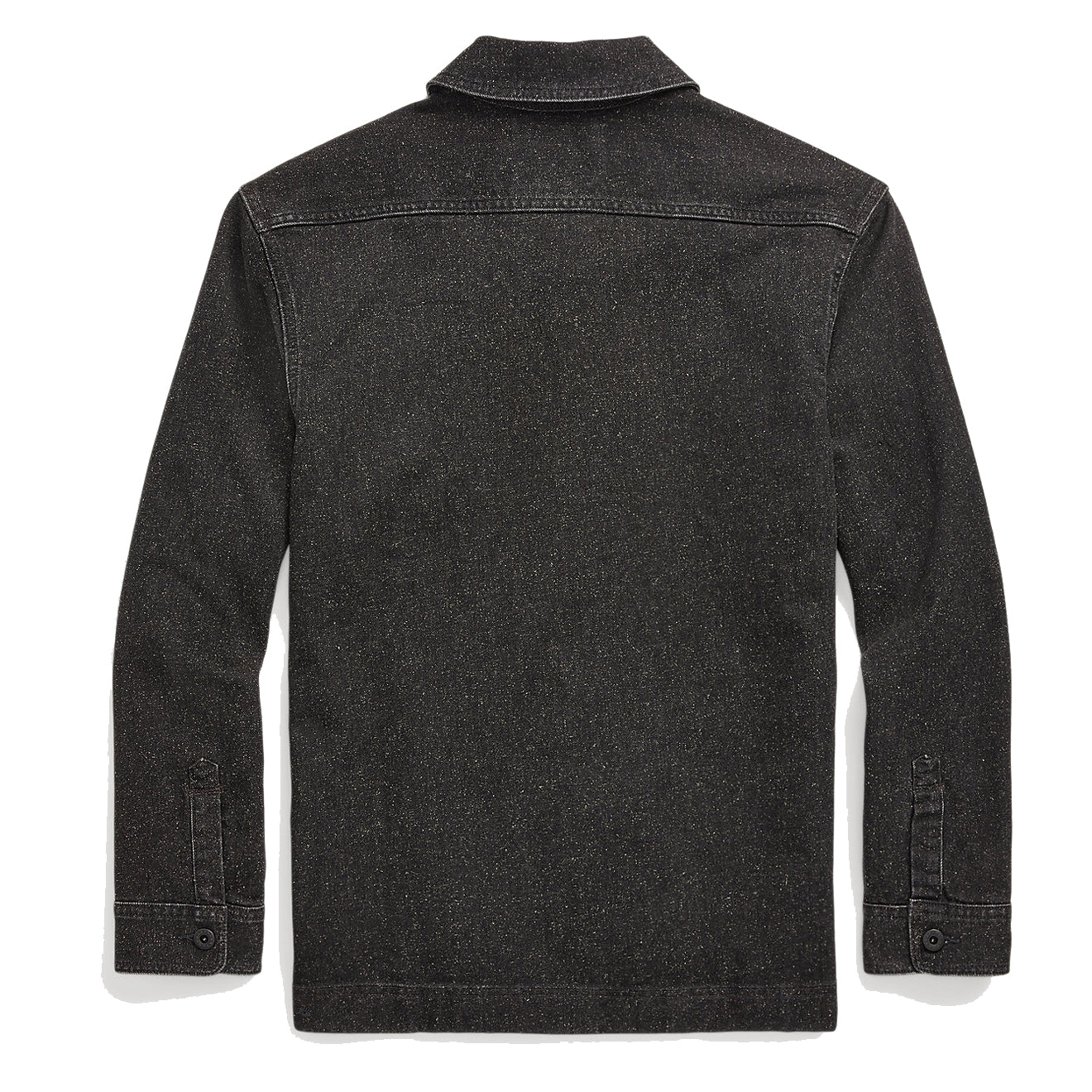 RRL by Ralph Lauren Jaspe Denim Shirt Jacket Black - The Sporting Lodge