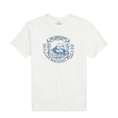 RRL by Ralph Lauren Jersey Graphic T-Shirt Warm White
